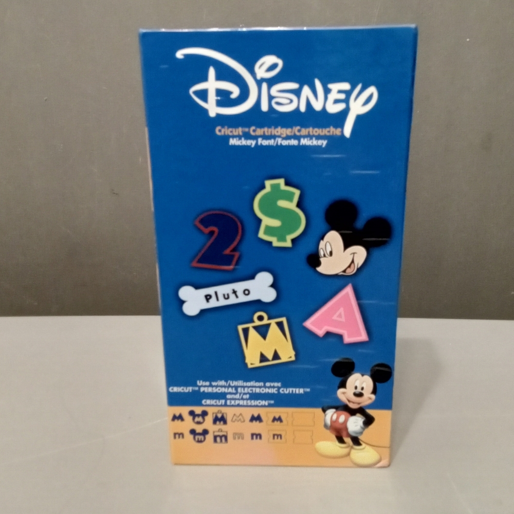 Disney Mickey Font Cricut Cartridge (used not linked)